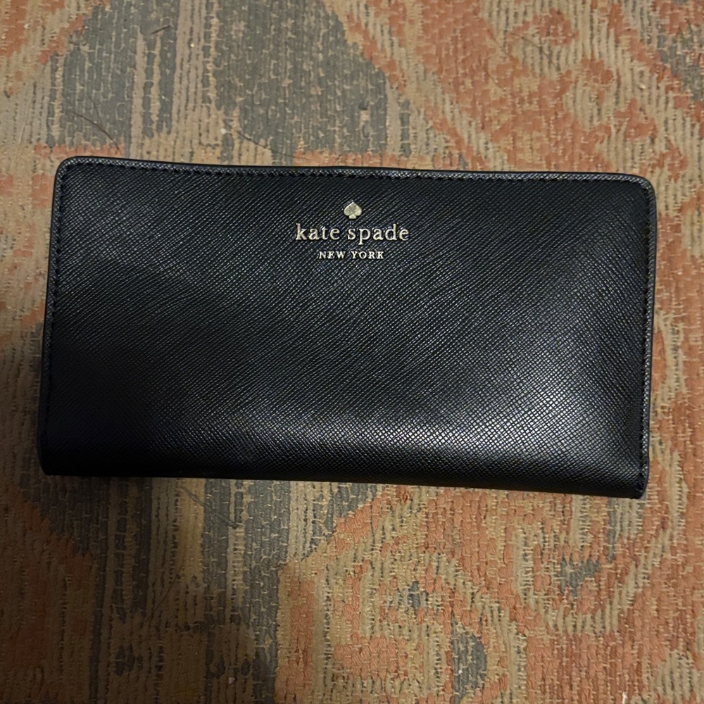 Kate Spade Black Leather Wallet